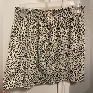 Francesca’s Cheetah mini skirt